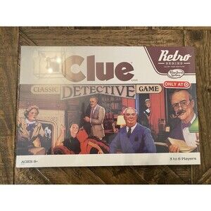 Clue Game Classic Detective Game Retro Series 1986 Edition Target 2014 Sealed